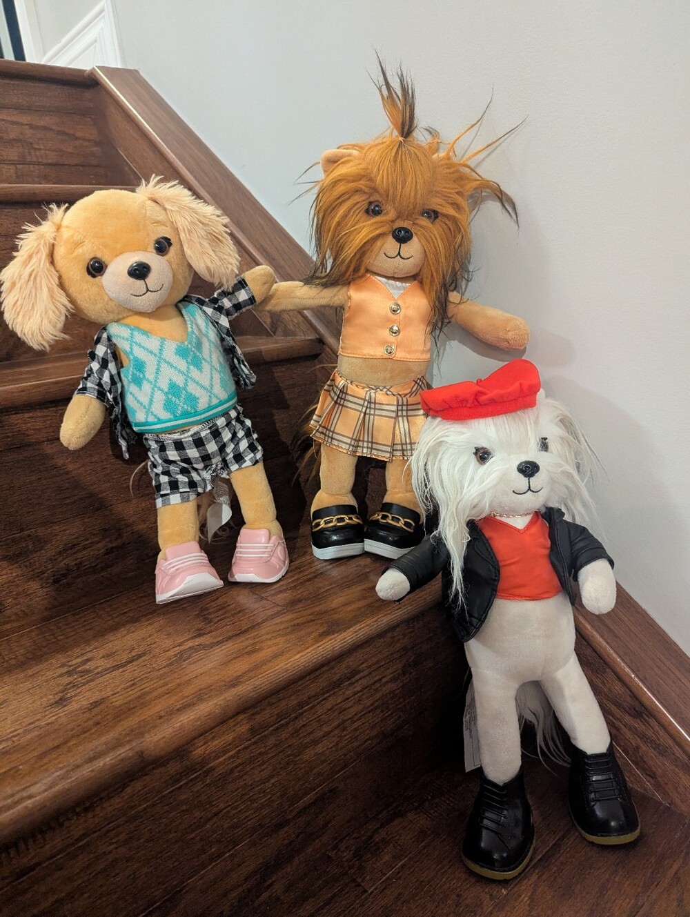 Woof & Co. 15-Inch Fashion Dolls – Lily, Finley & Brianna 3 Poseable Dog Dolls